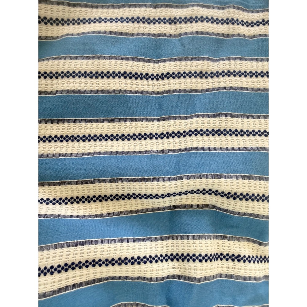 Boden Blue White Striped Eyelet Cotton Sleeveless Sheath Dress Womens US 8R - Picture 2 of 5